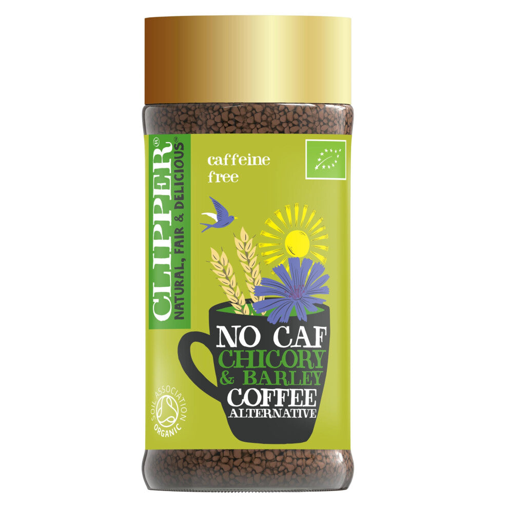 Clipper Organic Instant Coffee Alternative 100g  Rich  FullBodied  Caffeine Free  Barley  Chicory  Smooth Roasted Flavour  Just like coffee  Suitable