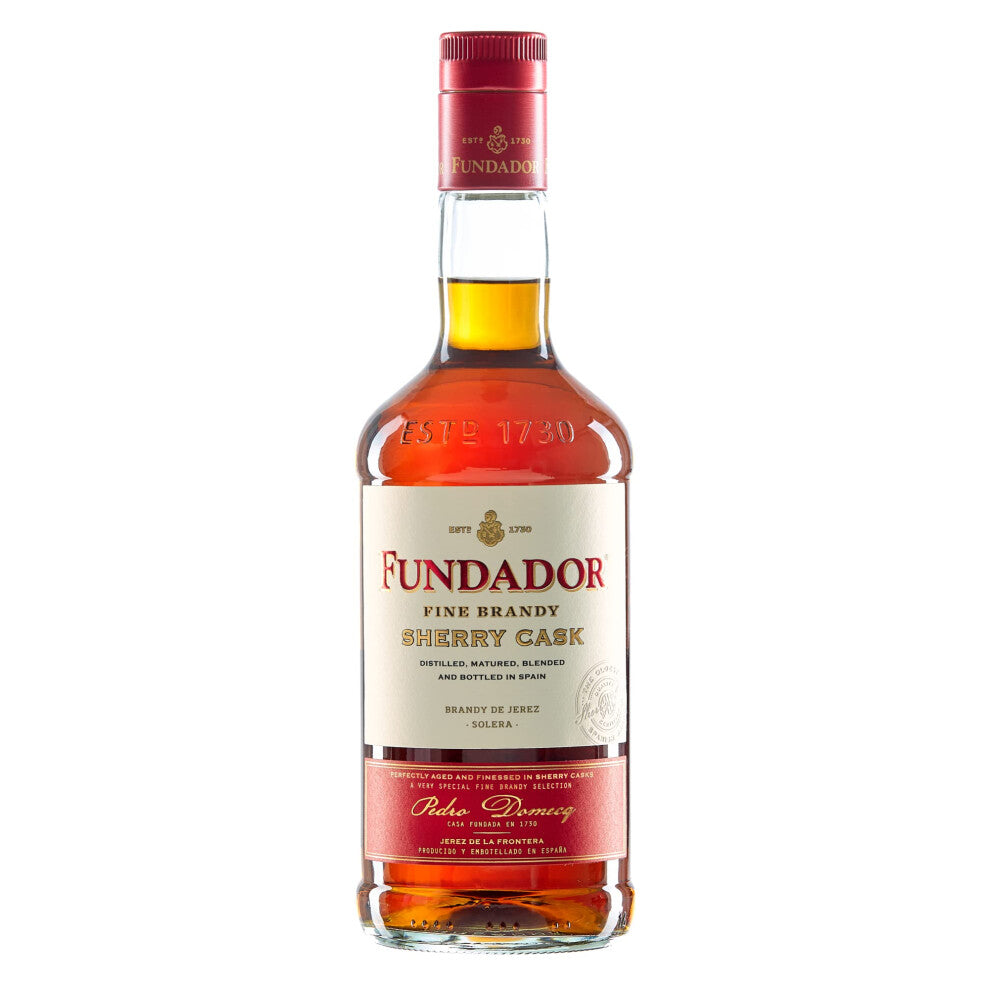 Fundador Sherry Cask Solera Brandy 1ltr  The Legacy of 150 Years of Craftsmanship  Harmonious and Smooth Wineinfused Spanish Brandy  36 vol
