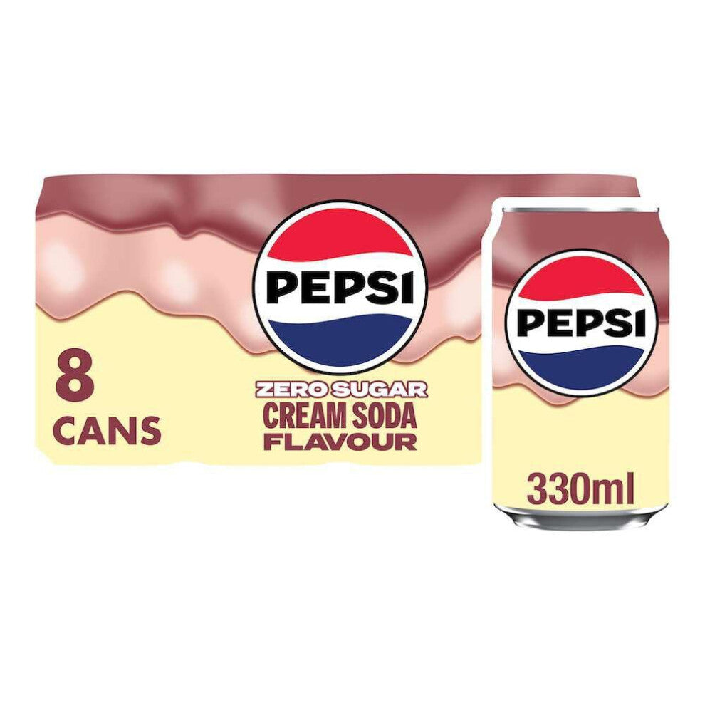 Pepsi Treats Cream Soda 8 x 330ml