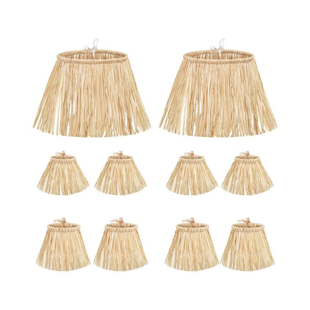 10 Pieces Straw Kit Material Costume Accessories Decoration Neck Arm and Ankle Ties