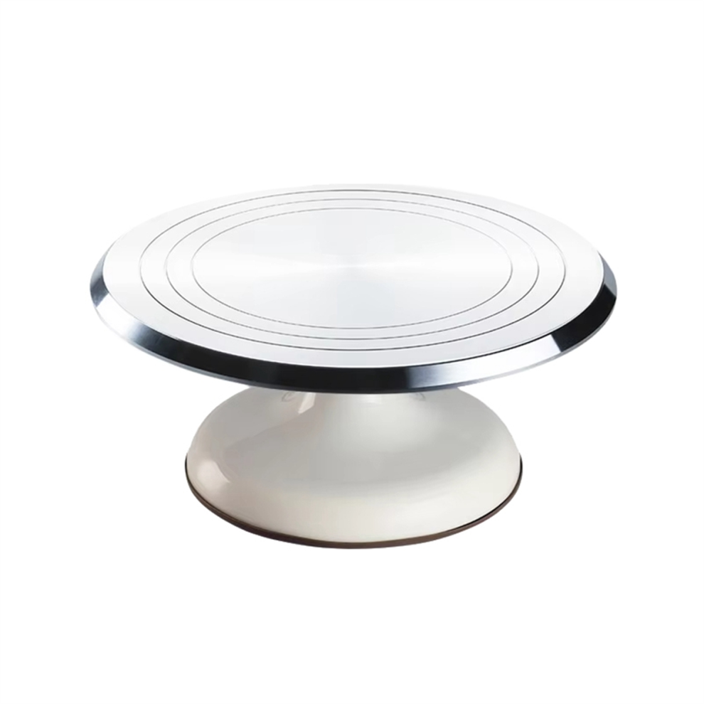 Cake Turntable for Making 12 Inch Aluminum Alloy Stable Rotation Removable and Easy to Clean Bakeware