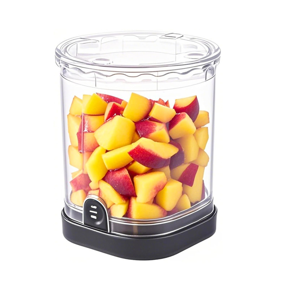 VegetableChopper and Fruit Dicer, Slicer Cup, Food Dicer with Container, Speed Manual Veggie Slicer,Kitchen Gadget