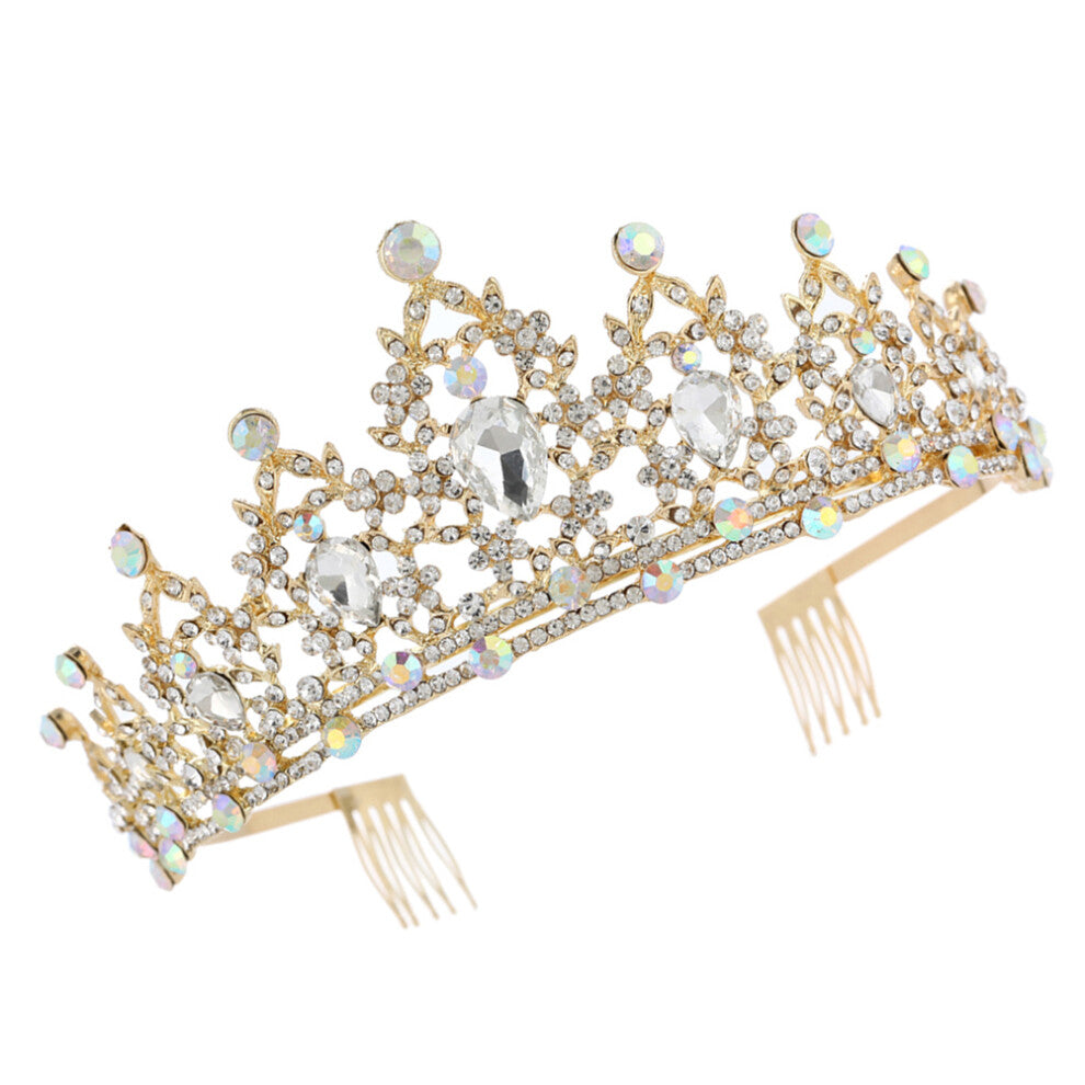 Bridal Hair Accessories Elegant Design Golden 1pcs