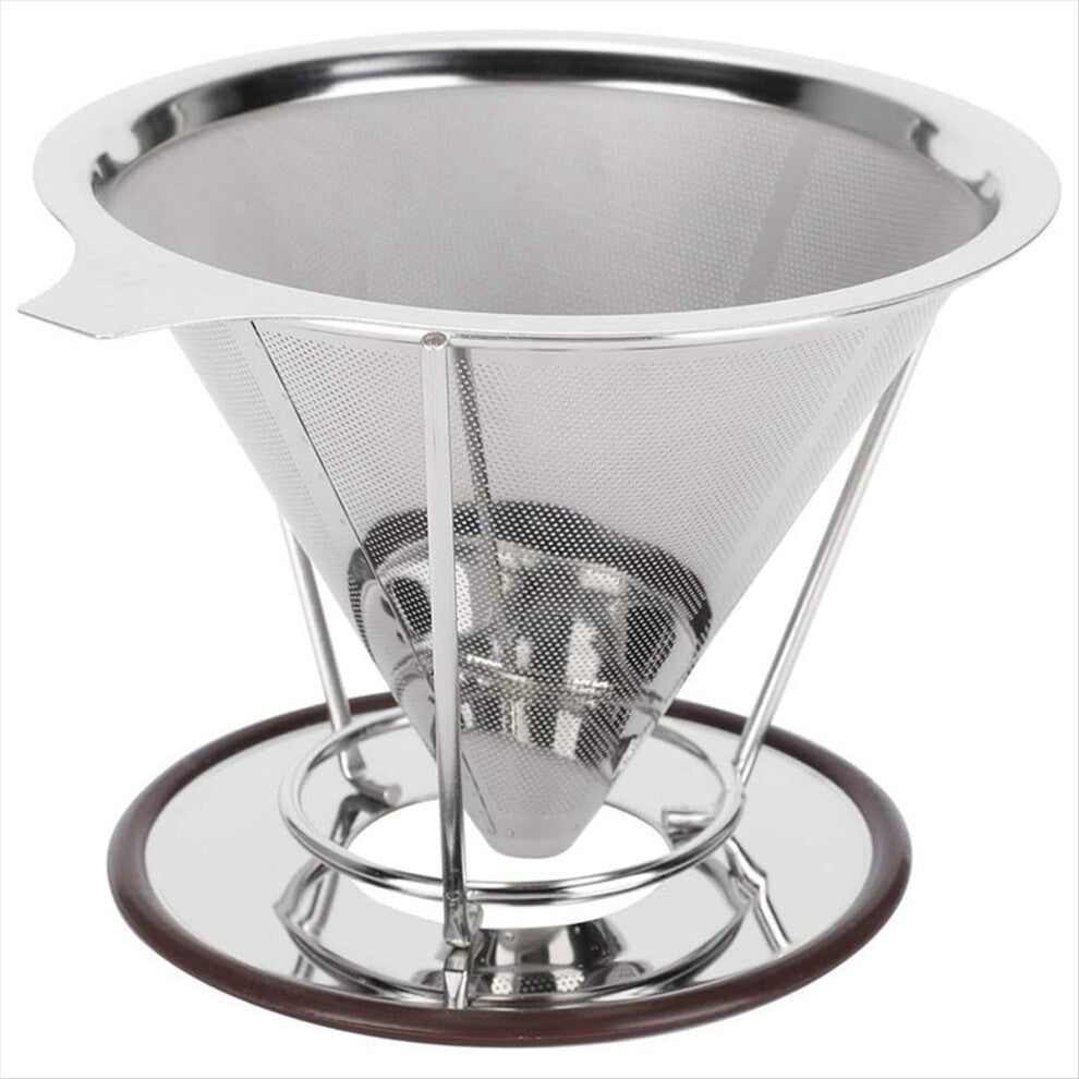Reusable Stainless Steel Double Layer Coffee Filter