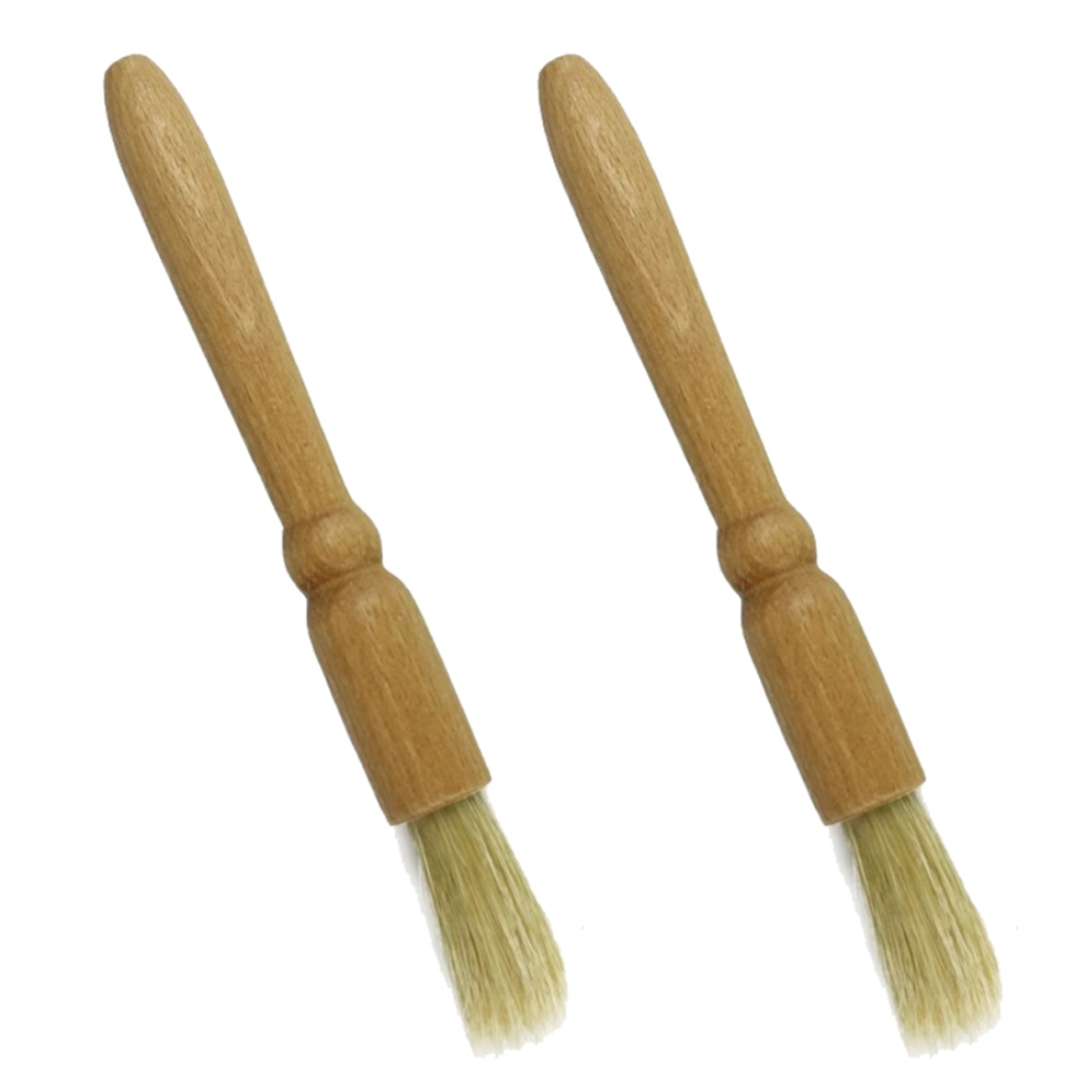 Coffee Grinder Brush Coffee Maker Cleaning Brush Bamboo Wooden B