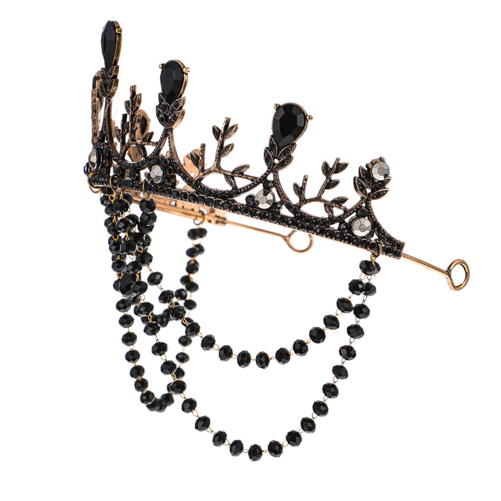 Lolita Clothing Accessories Tiara Crown Black 1set