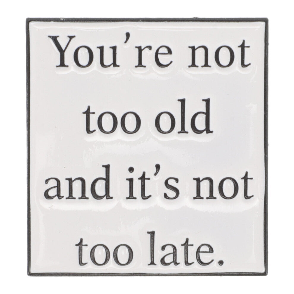 Simple Badge Gift Inspirational Lapel Pin Brooch for Accessories