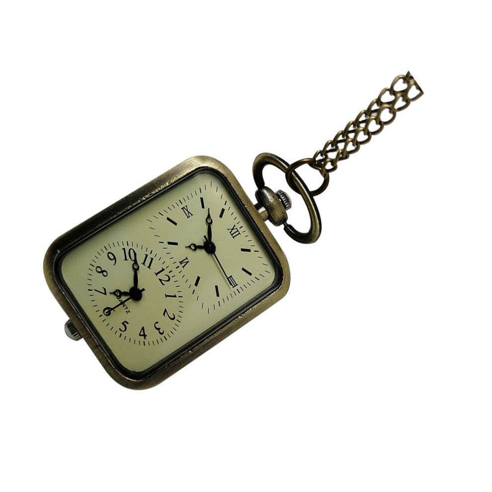 Pocket Watch Necklace Ladies Watches For Women's Vintage Silver