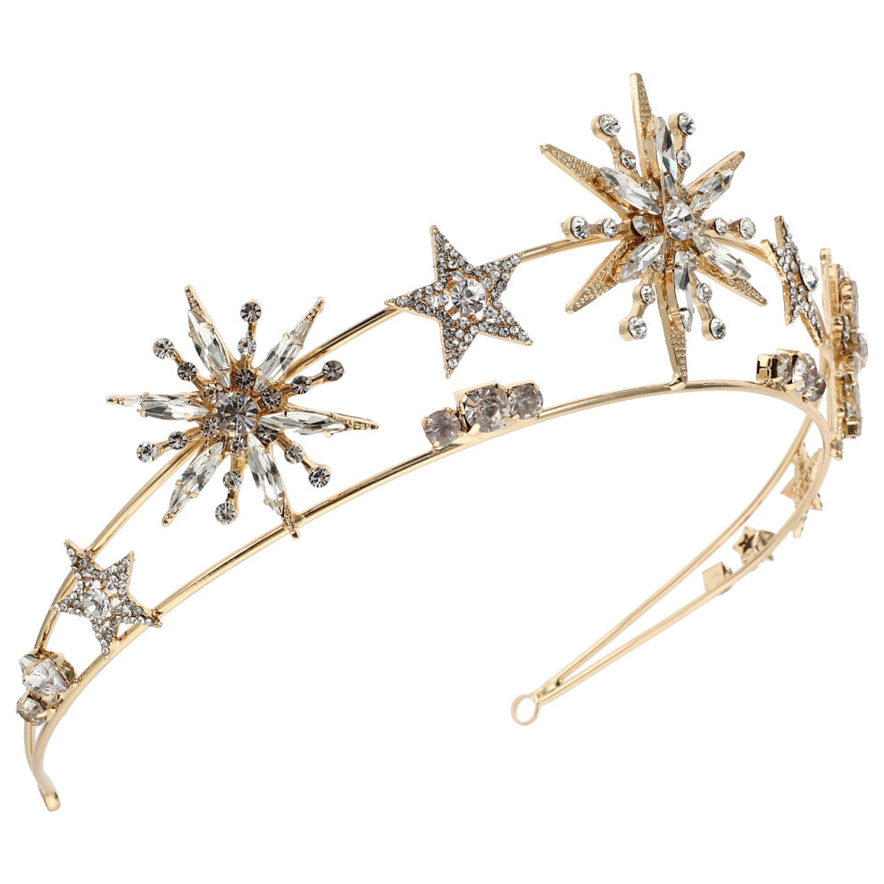 Star Crown Wedding Alloy Accessories Bride