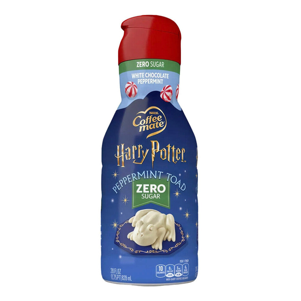 Coffee Mate Harry Potter White Chocolate Peppermint Toad Zero Sugar Coffee Creamer (32oz)