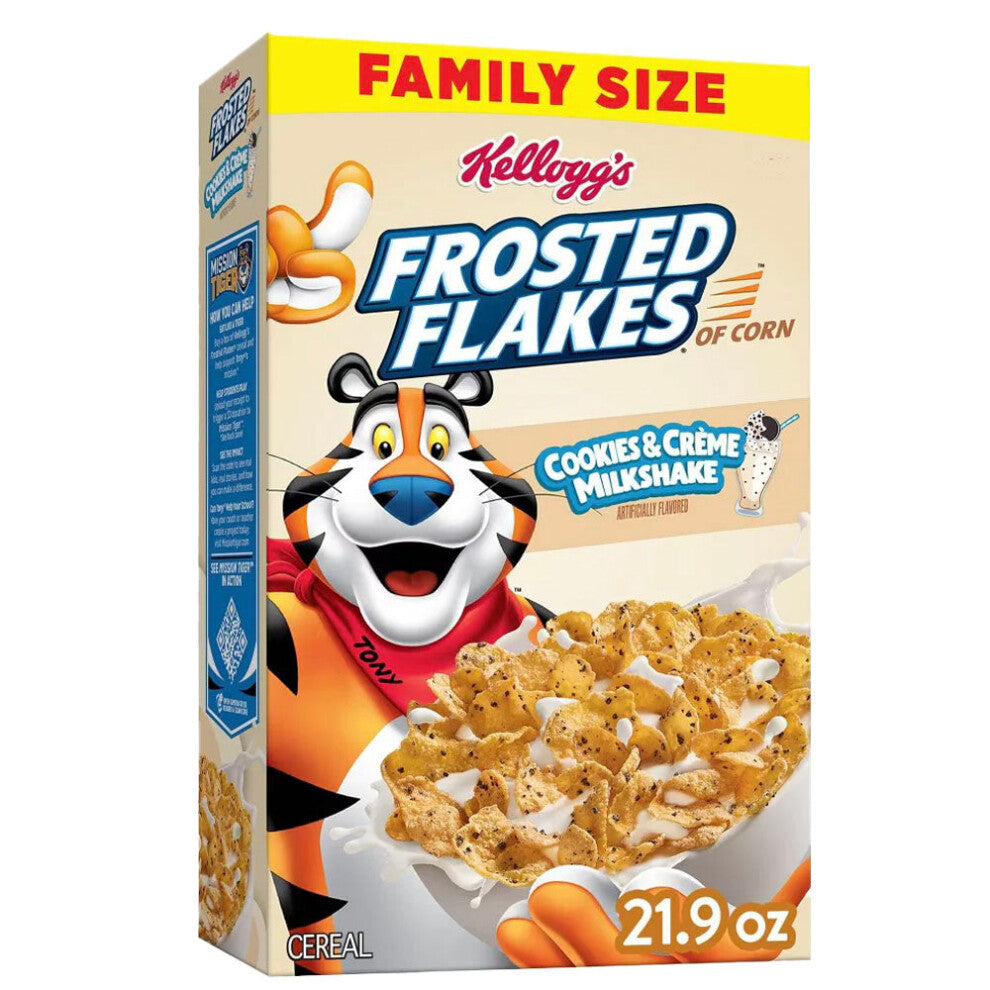 Kellogg's Frosted Flakes Cookies & Crème Milkshake Family Size (620g)