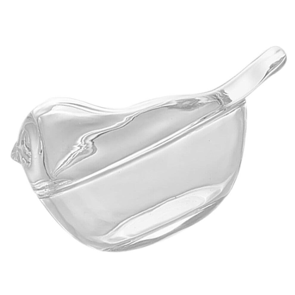 Bird Glass Jewellery Box for Small Necklaces and Earrings, Decorative Organiser Stand for Home Interior Decoration