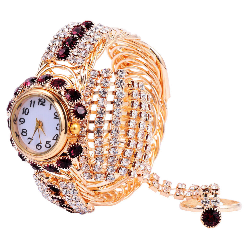 1pcs Jewelry Watches For Women's Stylish Alloy Timekeeping