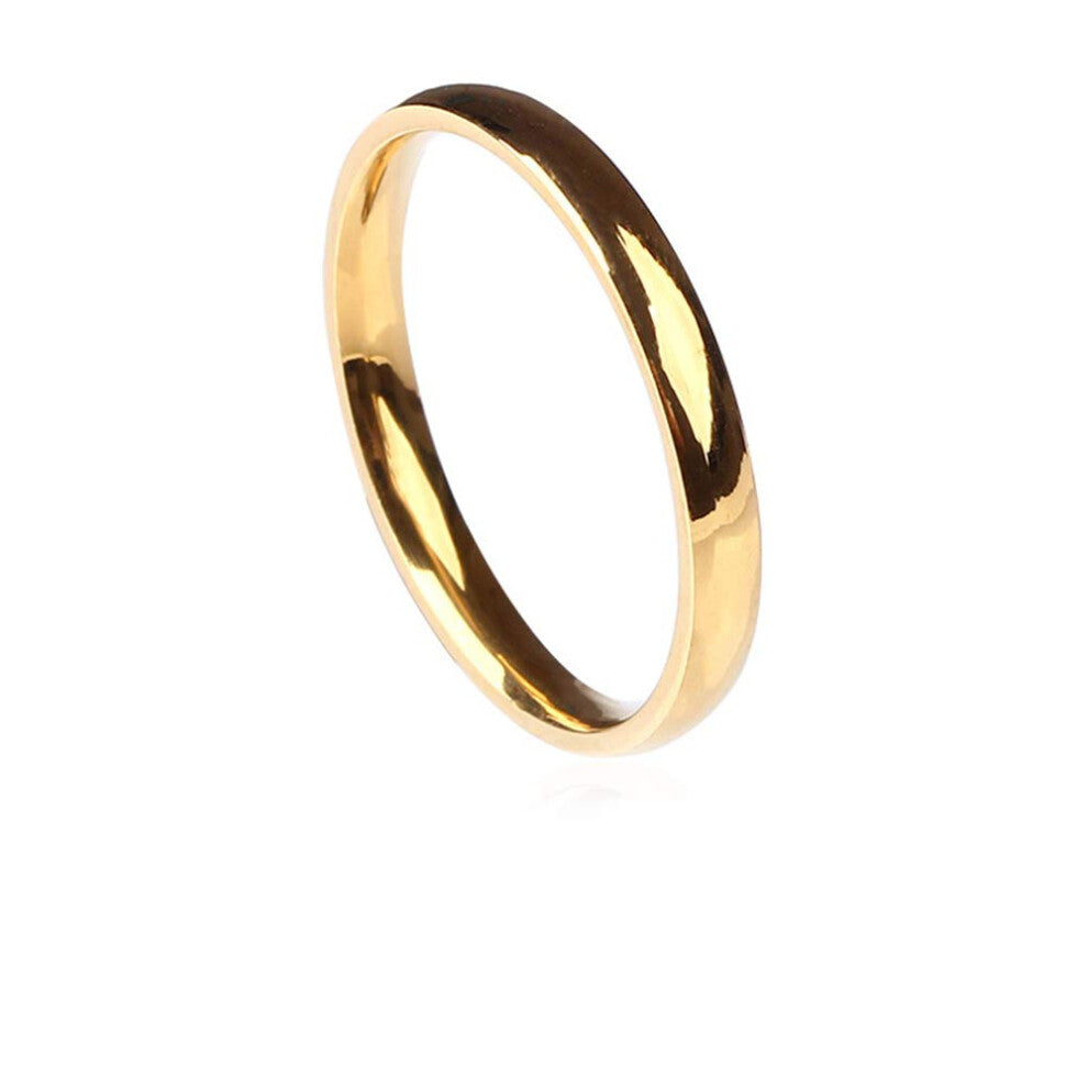 Rose Gold Engagement Ring Wedding Band 7 Size for Women - Durable, Affordable Jewelry Gift with Elegant Design