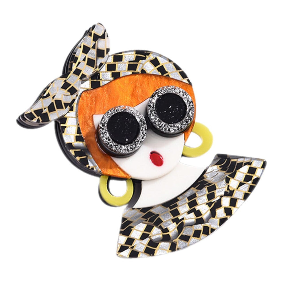 Stylish Lightweight Brooch Pin for Women - Elegant Jewelry for Sweaters, Blouses, and Scarves in Various Colors