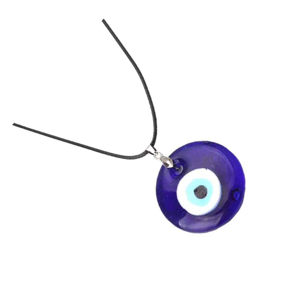 Devil's Eye Chain Keyring Evil Eye Star Necklace Kit for Couples Fashion Jewellery Blue Glass 4.9x4x0.3cm