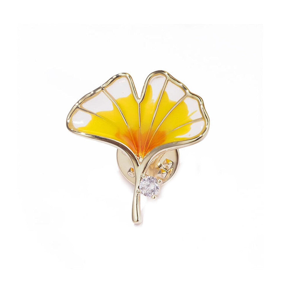 Retro Maple Leaf Brooch for Women, High-End Pin Accessories, Elegant Collar Decoration, Vintage Style Jewelry