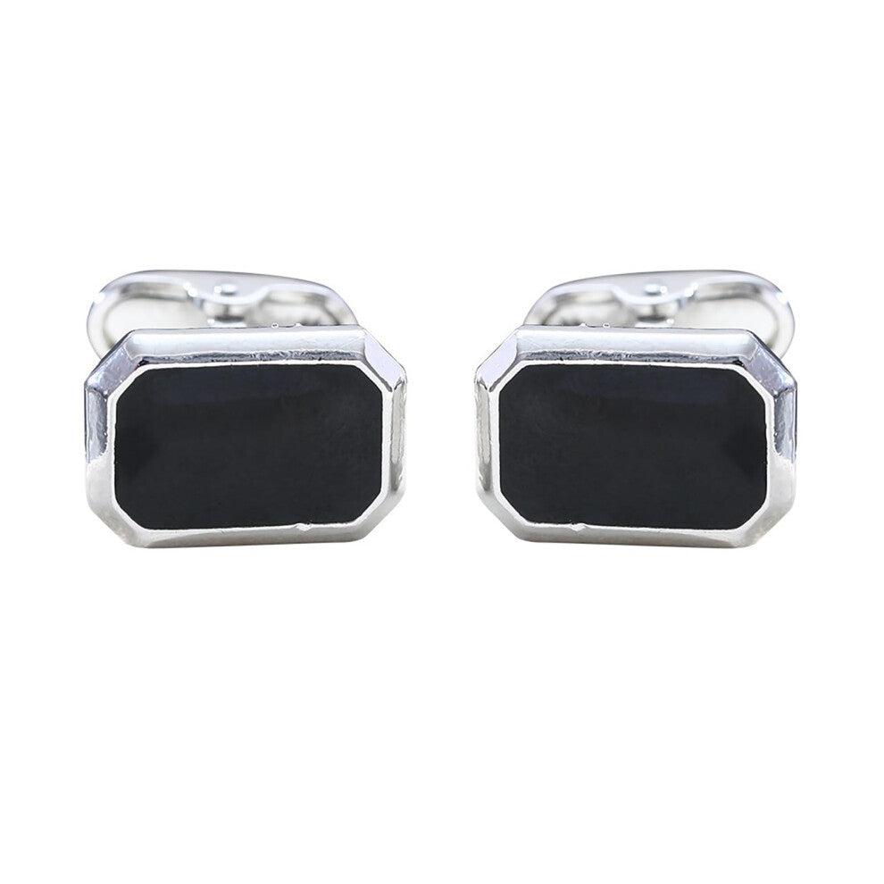 French Square Cufflinks for Men, Luxury Business Wedding Gift, Classic Style for Dress Shirts, High-Quality Fashion Accessories