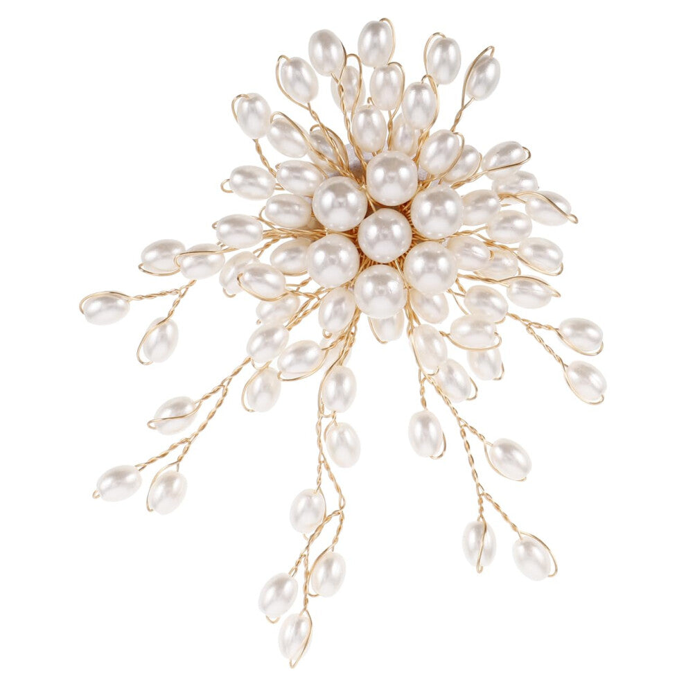 Pearl Brooch Women's Jewellery Vintage Style Pearl Pin Plastic Materials Elegant Gift for Women 1 pcs