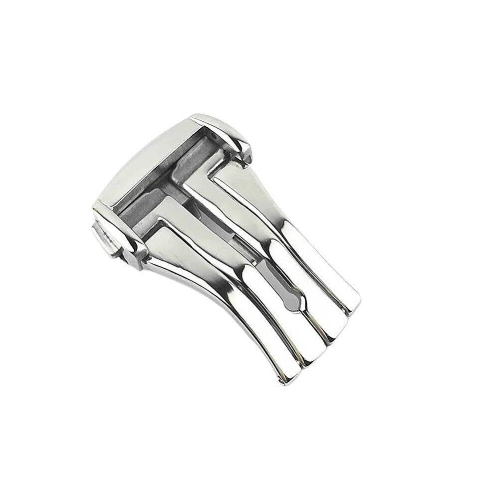 16mm 18mm 20mm Stainless Steel Watch Buckle for Omega Leather Strap Rubber Band Metal Clasp Accessories Silver 18mm