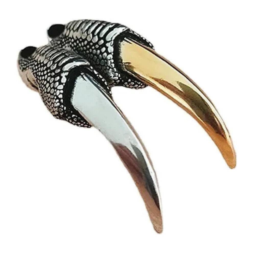 Men's Chain Jewelry Pendant Necklace, Punk Rock Biker Hip Hop Style, Stainless Steel, Adjustable Length, Party Accessory