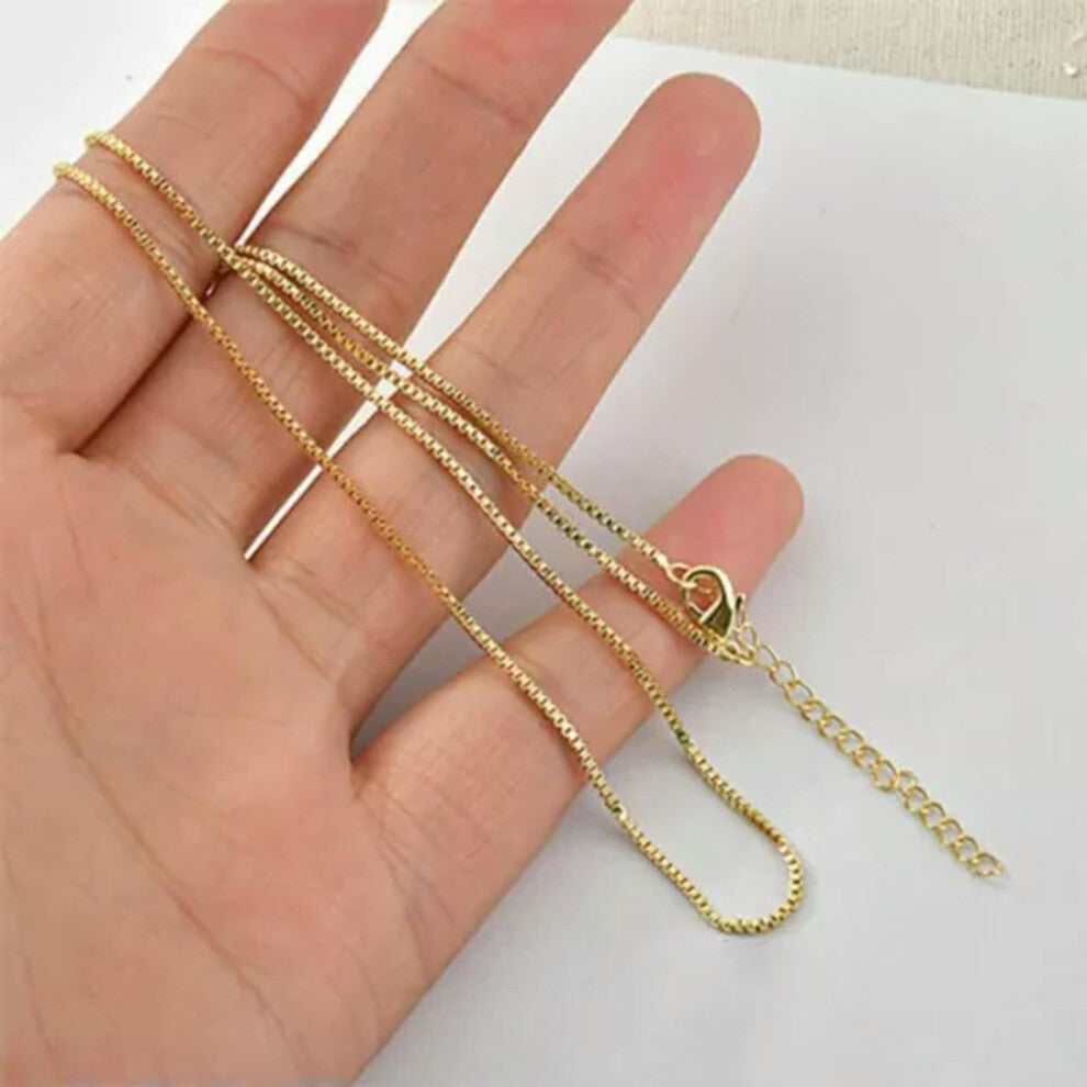 O Kette Halskette Choker Necklace Party Accessories Adjustable Length Silver Chain