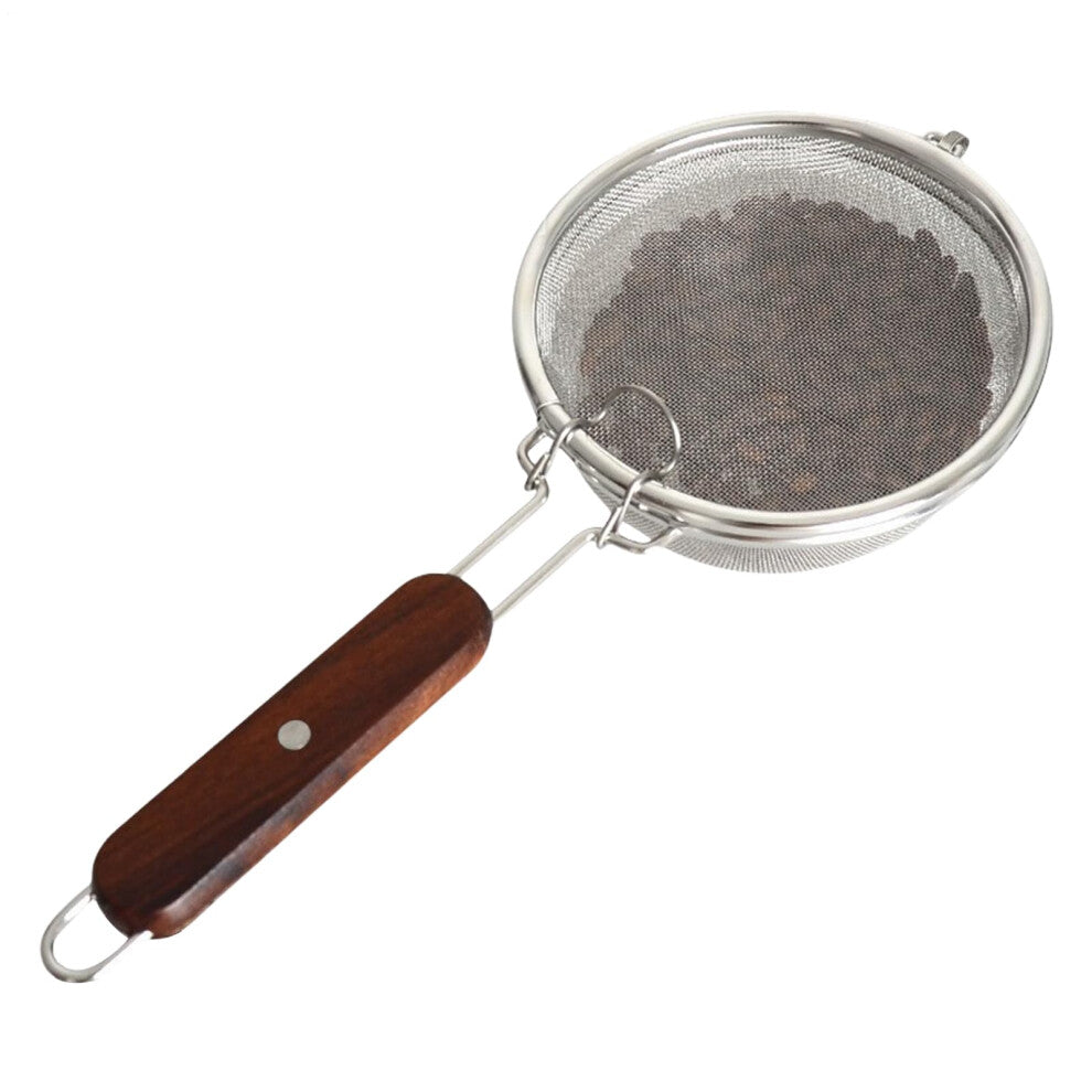 Coffee Bean Roaster Manual Stainless Steel Pan with Adjustable Heat Control and Precision Timer for Stovetop Use