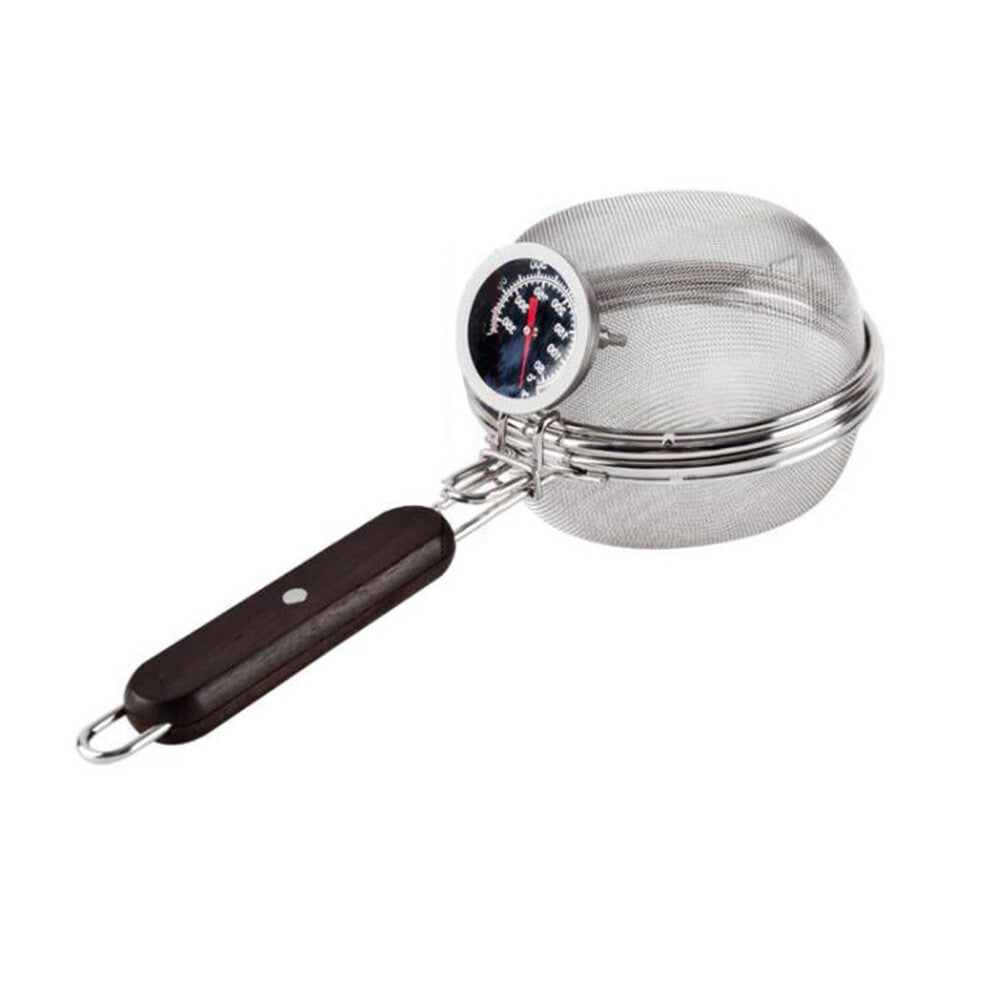 Manual Stainless Steel Coffee Roaster Tool for Easy Home Brewing, Professional Coffee Supply with Hand Drying Net