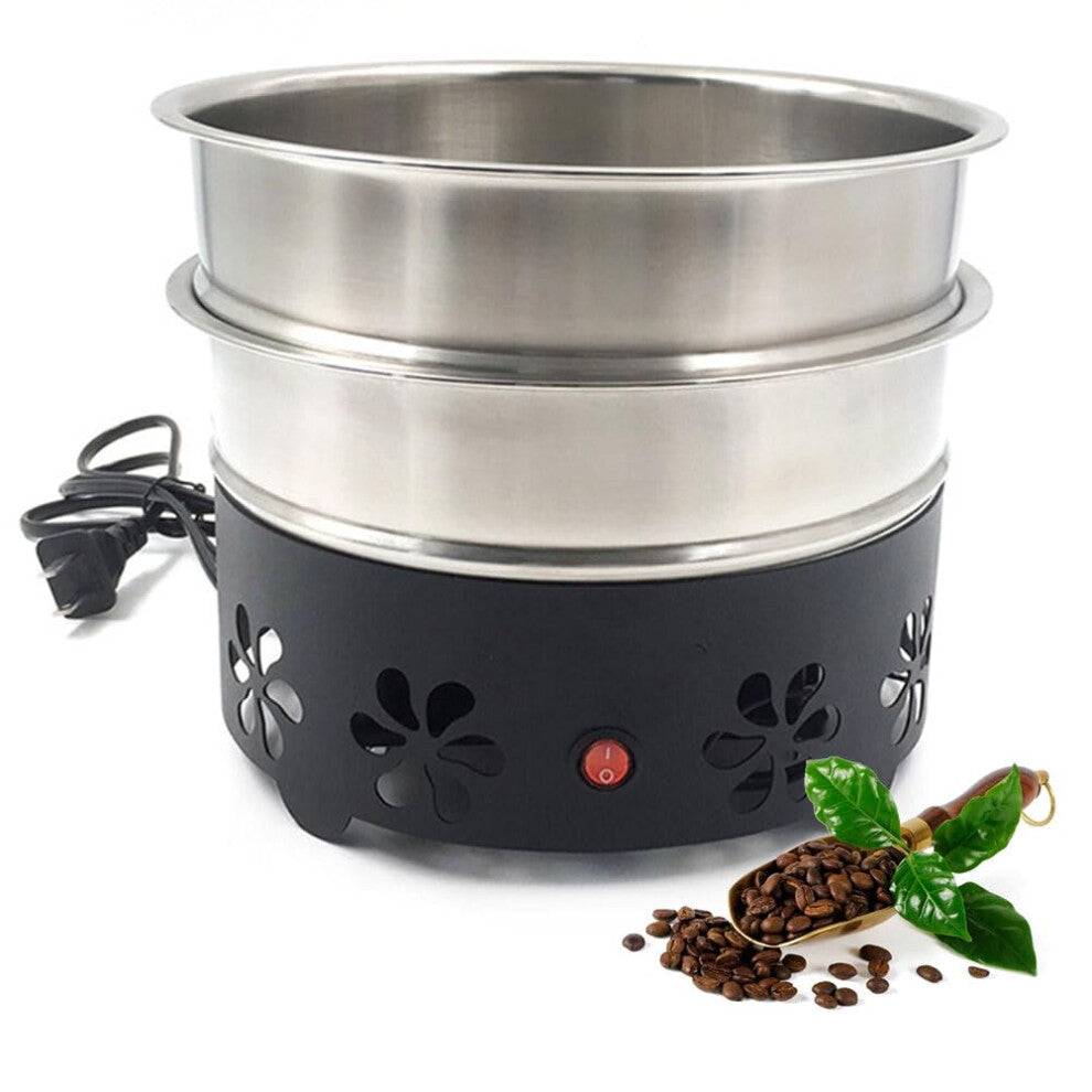 Electric Coffee Bean Cooler with Rapid Cooling System, Double Layer Filter, 600g Capacity for Home Café, Tea, and Grains
