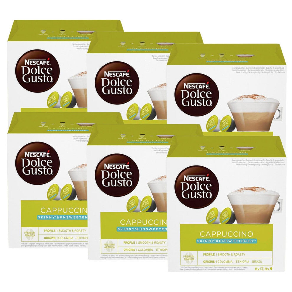 usto Skinny Cappuccino Coffee Pods 96 Capsules