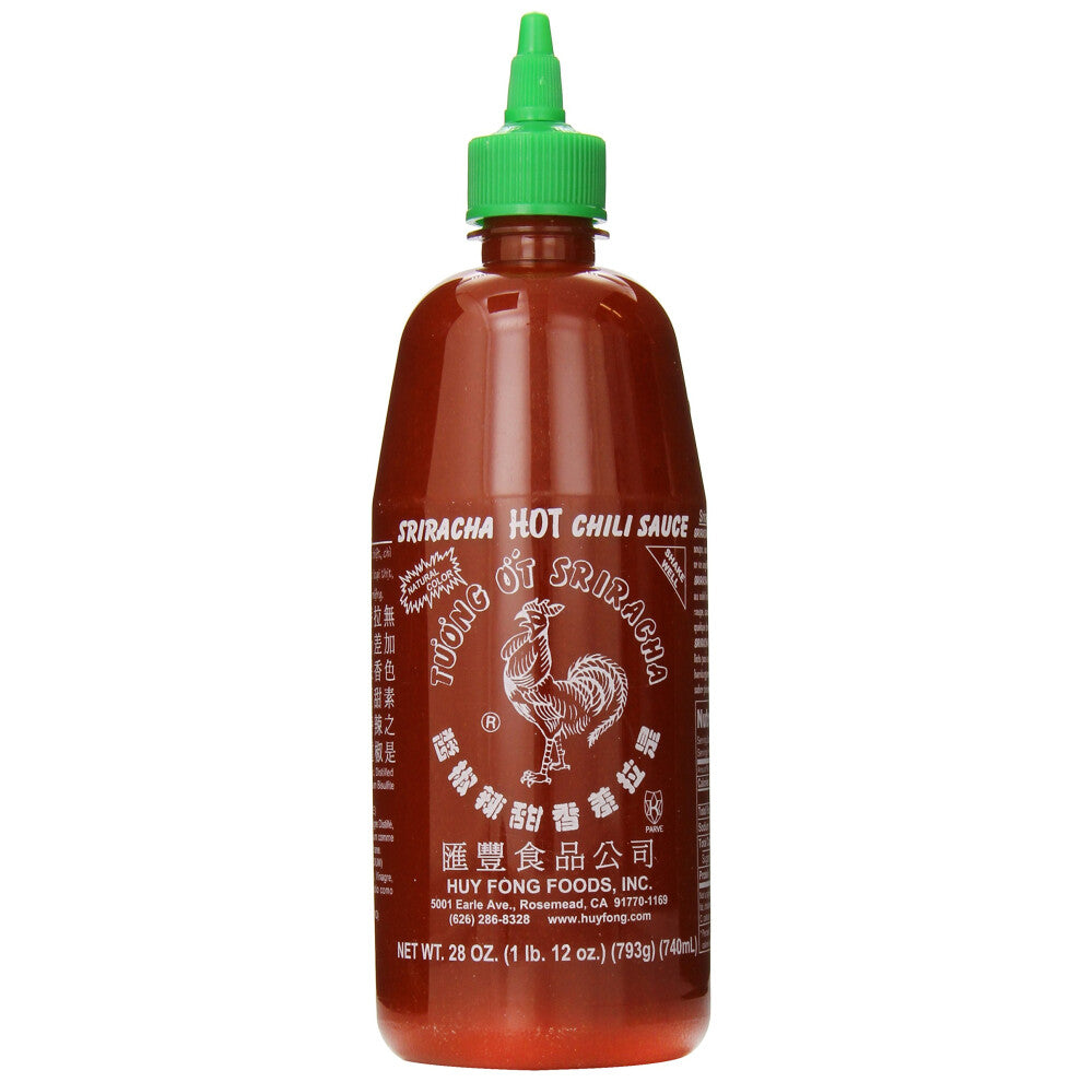 Huy Fong Sriracha-Hot Chili Sauce (Net Wt. 28 Oz) (6 Pieces)