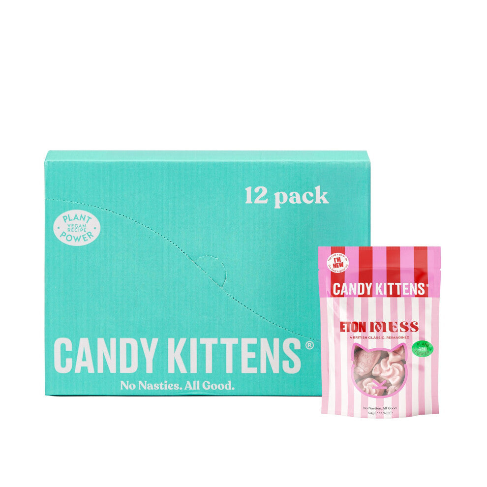 Vegan Sweets, CANDY KITTENS ETON MESS, Packed With Fruit Juice & Natural Ingredients, Big Flavours From Little Kittens, Vegetarian & Halloween Sweets