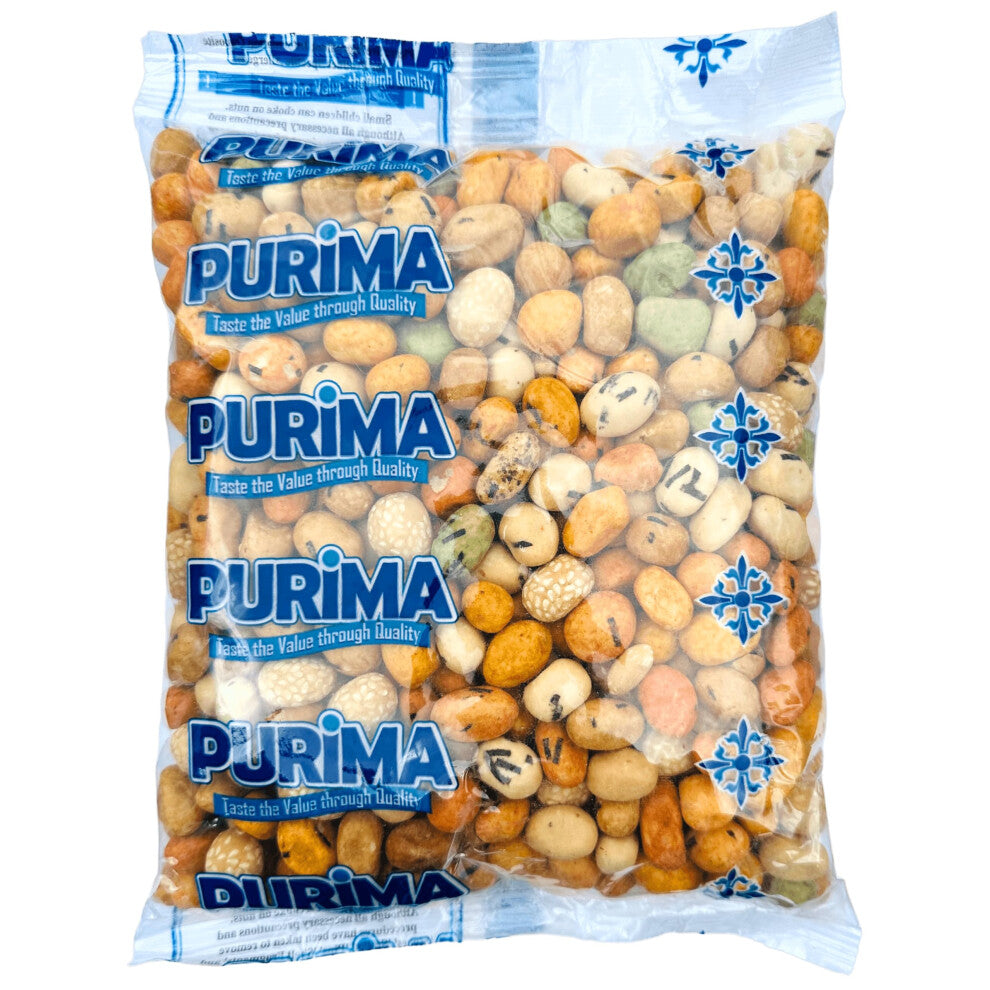 Seaweed Peanuts 1kg - Mix of Sea Weed Sesame Soy Chilli Curry Flavoured Crispy Crunchy Coated Peanut Crackers Covered Pea Nuts Penuts Japanese Cracker