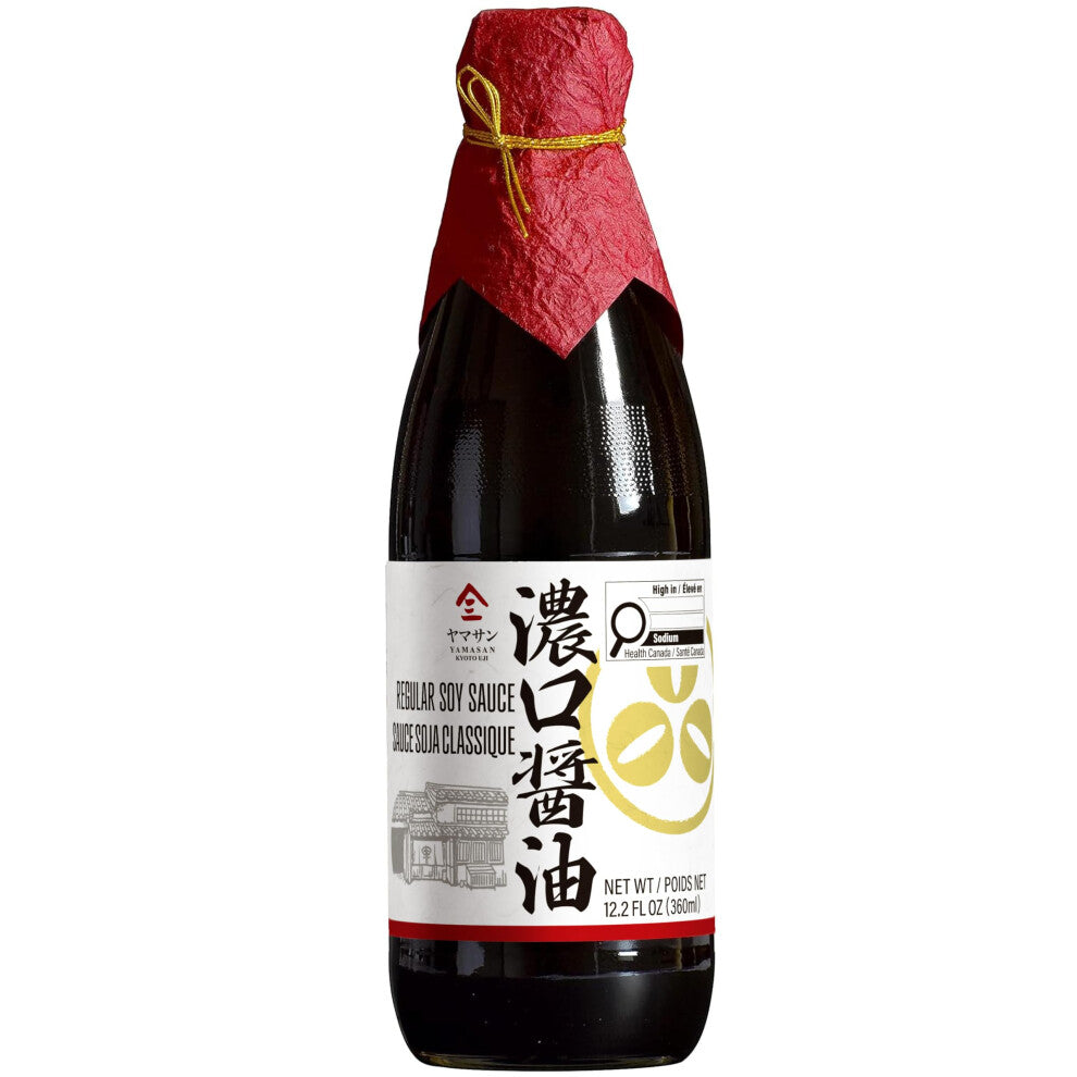YAMASAN KYOTO UJI Soy Sauce -Artisanal Classic- 500 Days Aged, Japanese Premium Handmade, Naturally Brewed, No Additives, Non-GMO, Made in