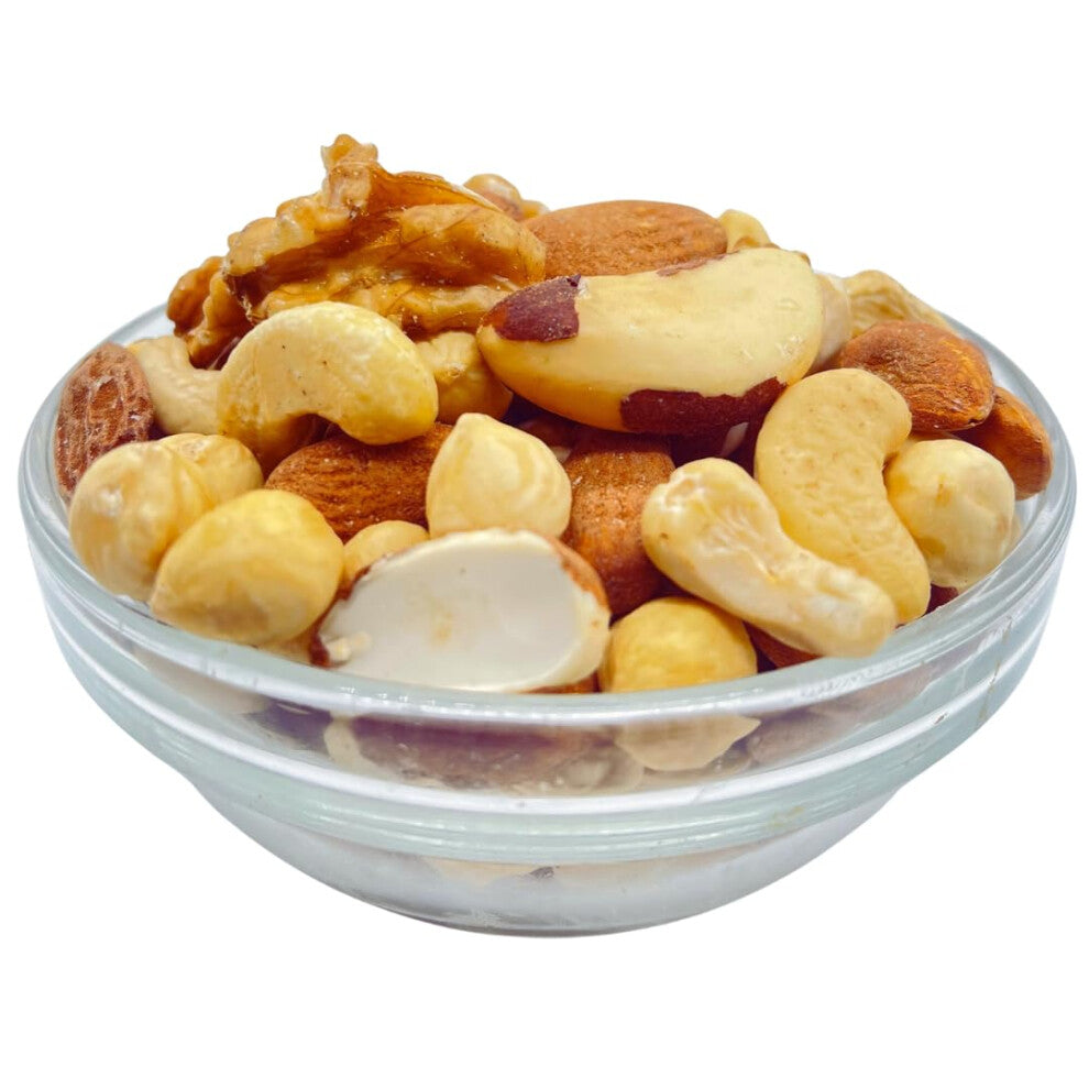 GoodFoodDelivered Mixed Raw Nuts 1kg ? Premium Quality - Raw & Unsalted Cashews, Almonds, Hazelnuts, Walnuts, Brazil Nuts ? Great for Healthy Snacks,