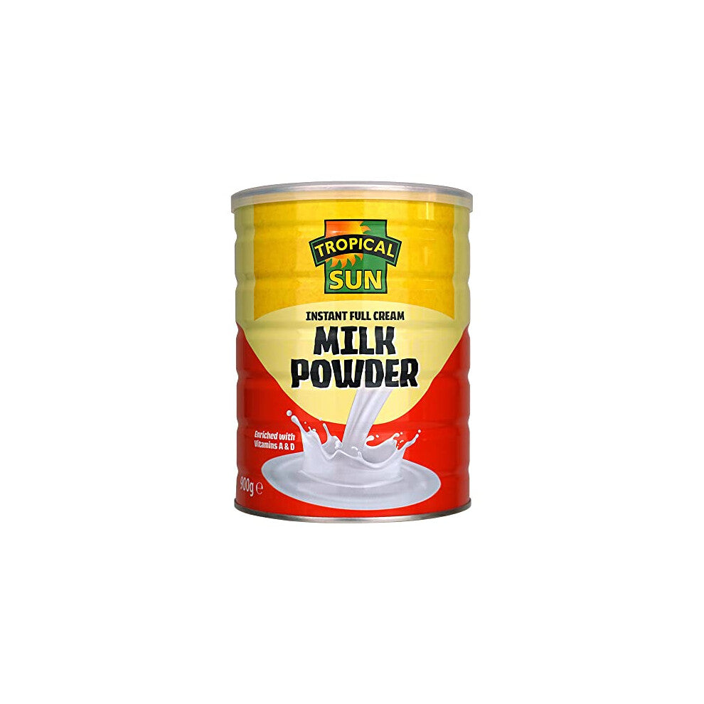 Tropical Sun Full Cream Milk Powder, 900G | Boosted with Vitamins A & D! |