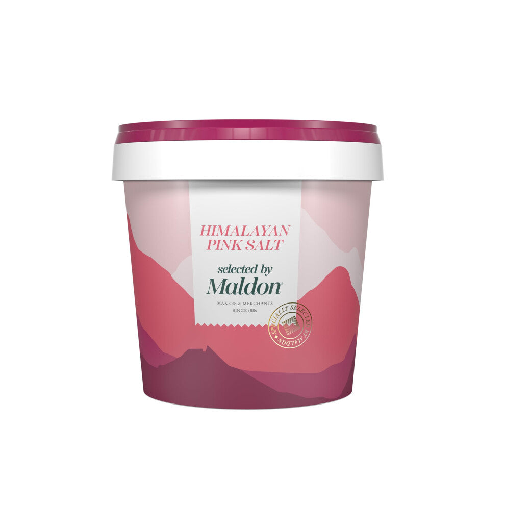Maldon - Himalayan Pink Salt - Selected by Experts - Pink Coarse Rock Salt from the Foothills of the Himalayas - Perfect for a Wide Range of Dishes -