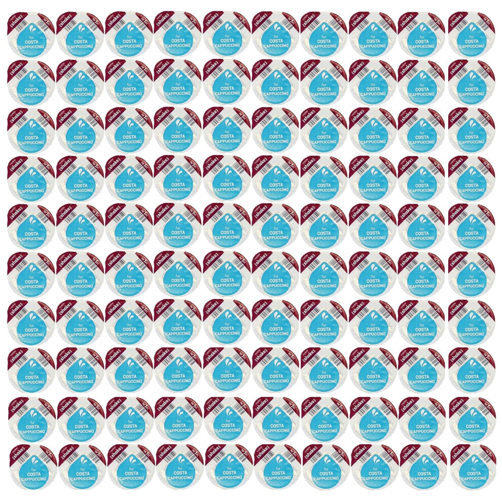 Tassimo Costa Cappuccino Milk Pods Only (Total 96 Pods, SOLD LOOSE, NO COFFEE Pods)