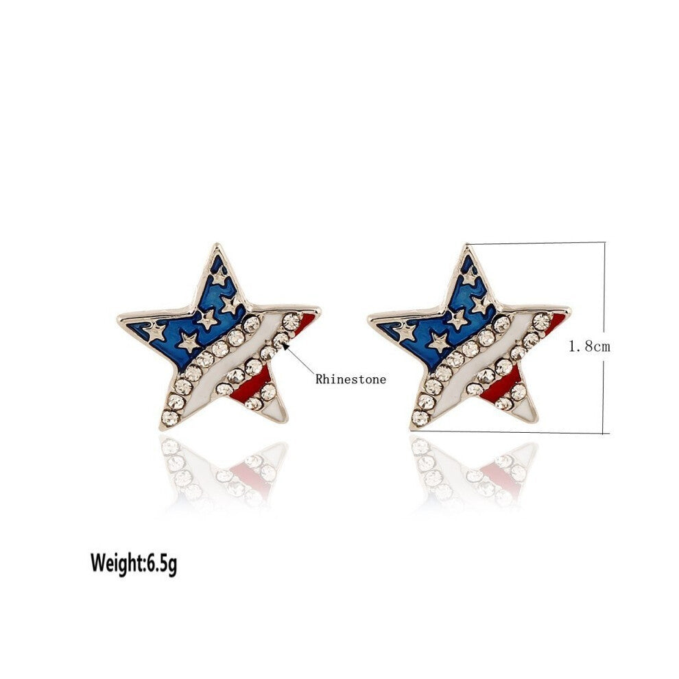 (StarEarrings) Alloy Forward Fashion Jewelry Set With Heart And Star Shapes For Casual Wear Womens