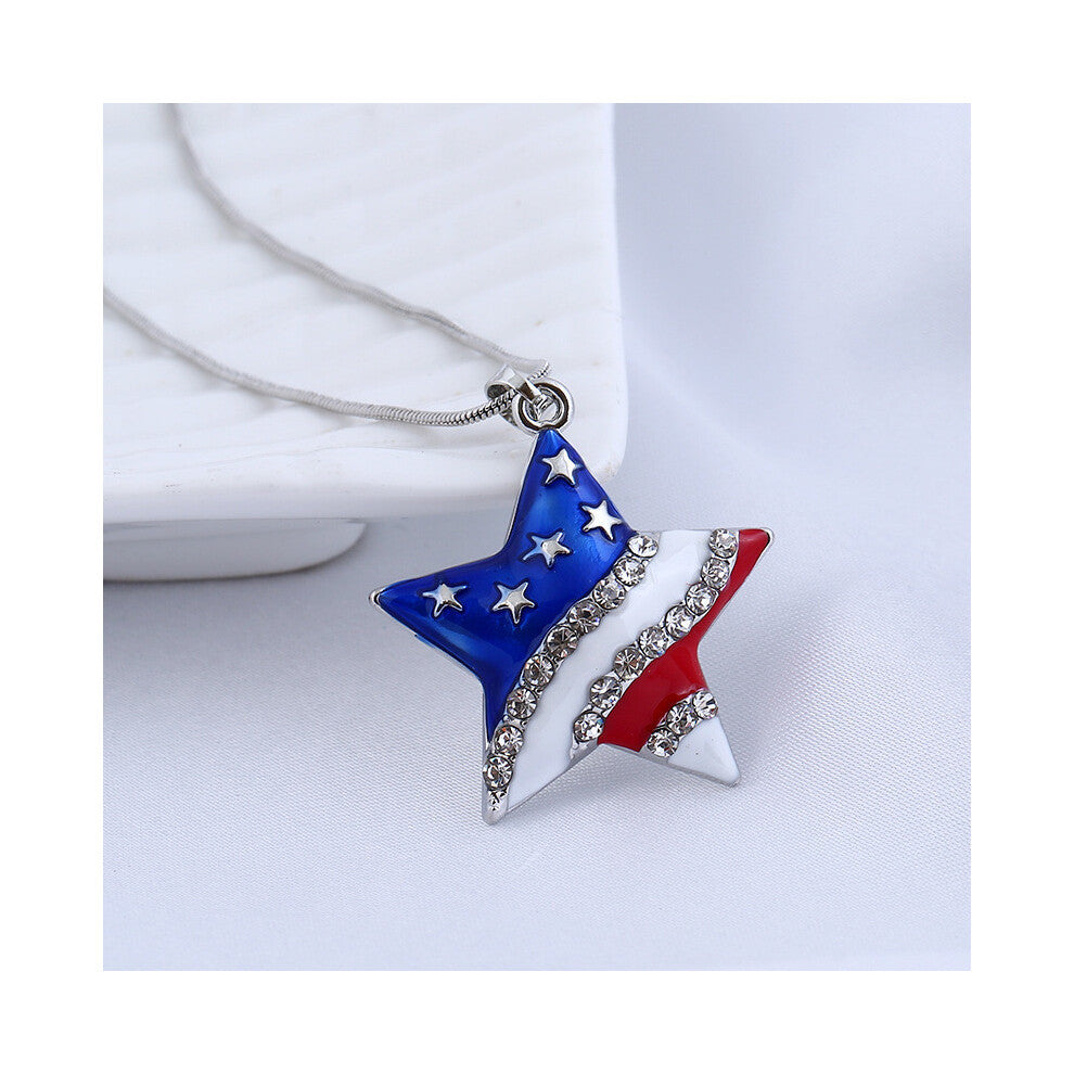 (StarNecklace) Forward Alloy Fashion Jewelry Set With Heart And Star Shapes For Womens Wear Casual