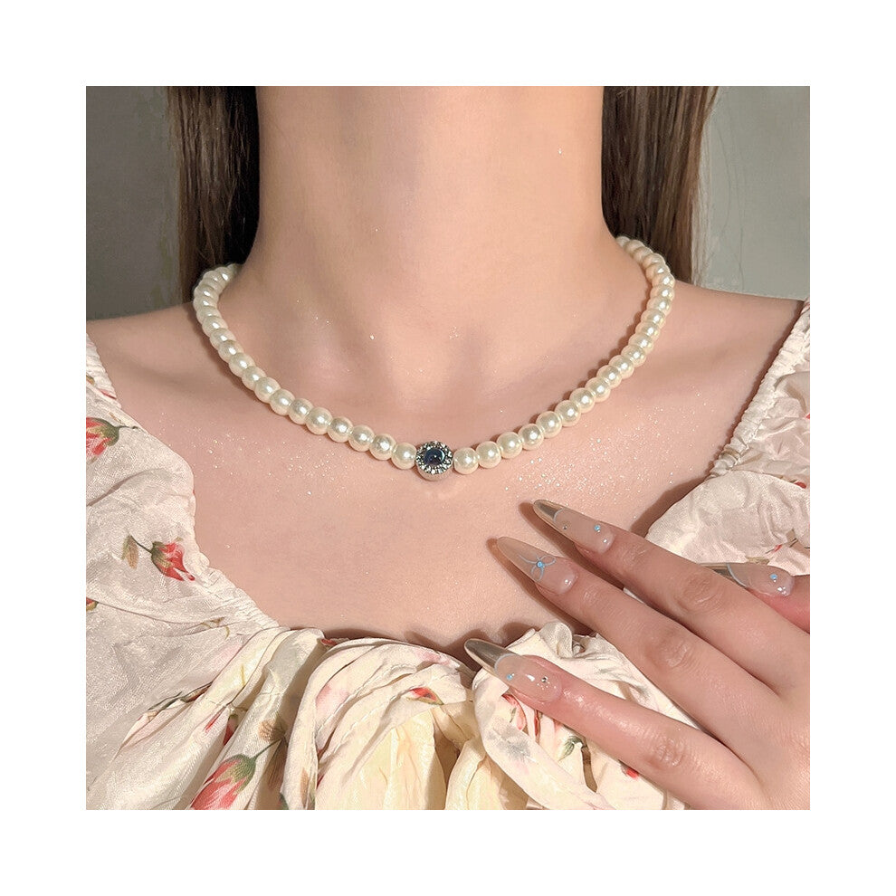 (MY30372) Light luxury design, high-end and fashionable style, collarbone chain, neck chain, sweater chain, bead chain