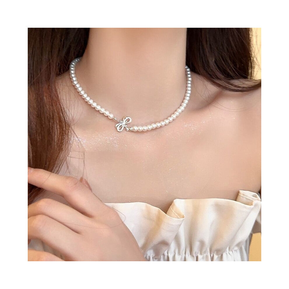 (MY30581) Light luxury design, high-end and fashionable style, collarbone chain, neck chain, sweater chain, bead chain