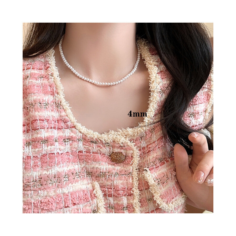 (MY33660) Light luxury design, high-end and fashionable style, collarbone chain, neck chain, sweater chain, bead chain