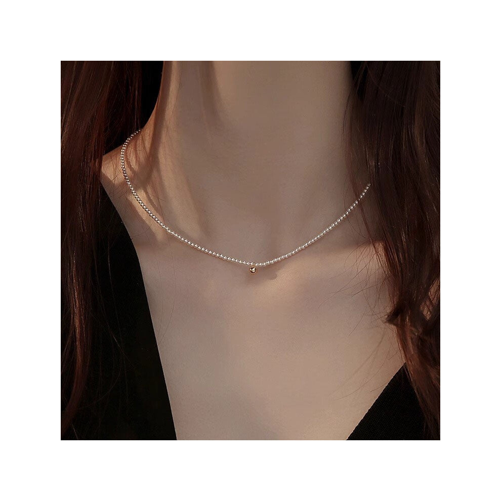 (MY35451) Light luxury design, high-end and fashionable style, collarbone chain, neck chain, sweater chain, bead chain