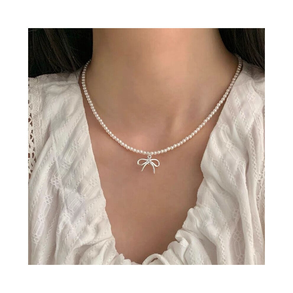 (MY36610) Light luxury design, high-end and fashionable style, collarbone chain, neck chain, sweater chain, bead chain