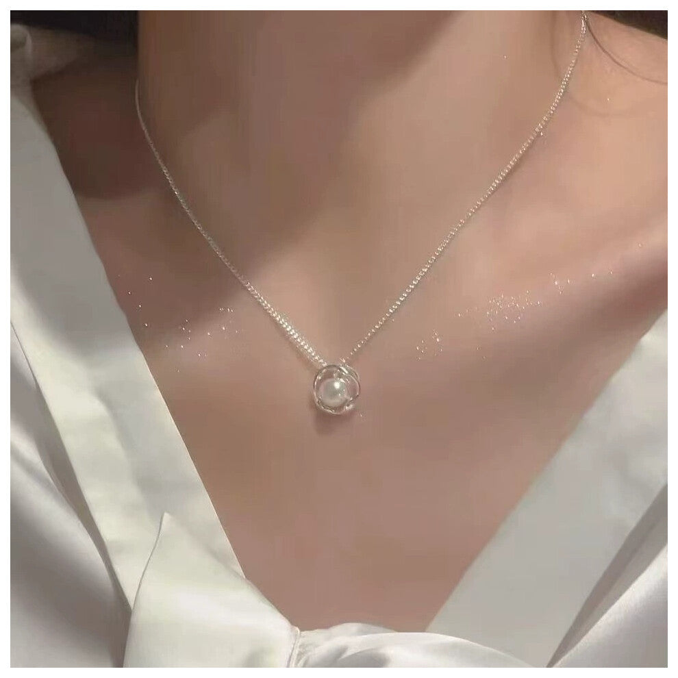 (MY36866) Light luxury design, high-end and fashionable style, collarbone chain, neck chain, sweater chain, bead chain