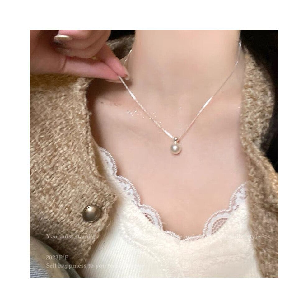 (MY38254) Light luxury design, high-end and fashionable style, collarbone chain, neck chain, sweater chain, bead chain