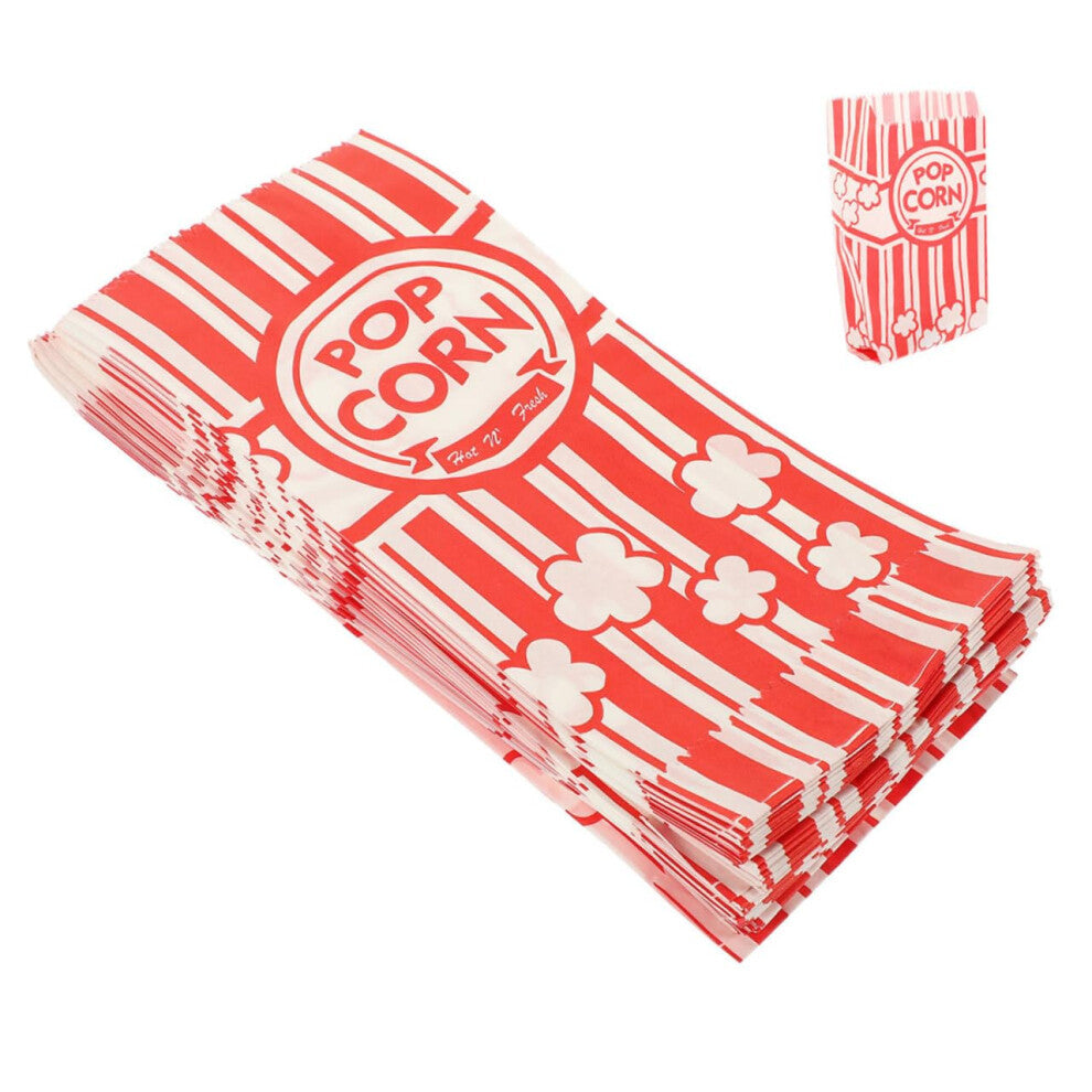 20 Pack Oil-Resistant Popcorn Bags Paper Snack Bags for Movie Nights Birthday Parties Creative Snack Storage