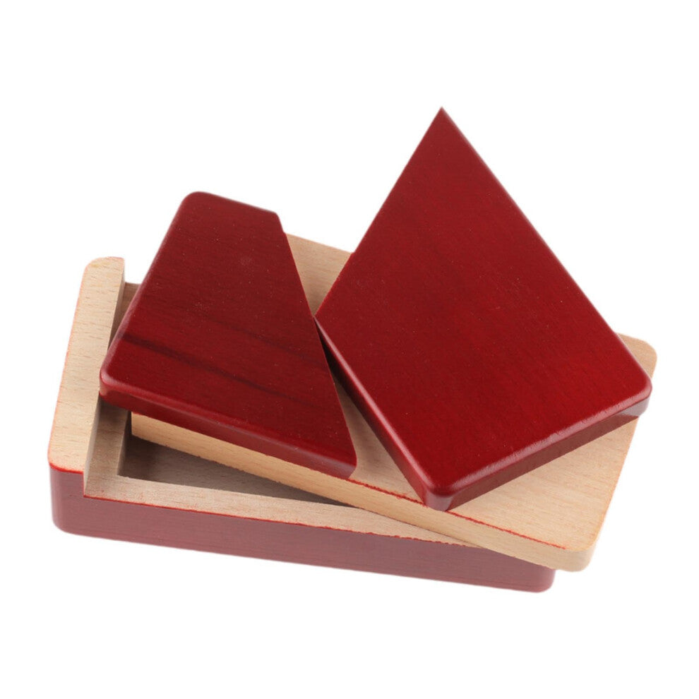 Wooden Puzzle Box, Jewelry Case, Desk Storage Chest, 5.8 x 8.8 x 1.7 cm, Educational Savings Box, Gift Idea