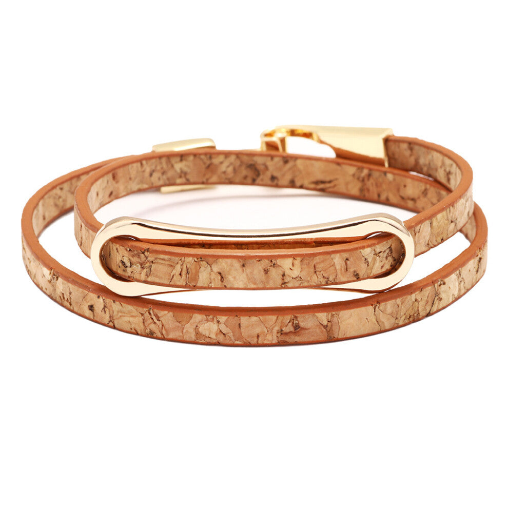 (wood grain brown) Wide Applicable Occasions Women S Leather Rope Bracelet Any Outfit And